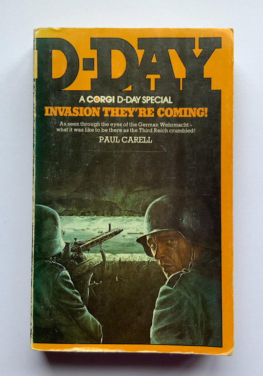 D Day Invasion They're Coming pulp fiction war military book 1974